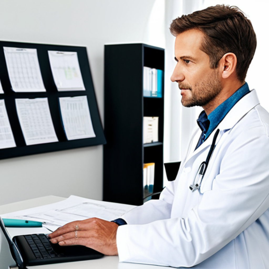 Integrative Medicine Consultation**
"A doctor and patient discussing a holistic treatment plan in a bright, modern office. The doctor is reviewing test results while the patient listens attentively. The consultation includes both conventional medical approaches and alternative therapies like acupuncture and nutrition. Focus on patient well-being and collaborative decision-making. Safe for work, appropriate content, fully clothed, professional, perfect anatomy, natural proportions, modest clothing, doctor in a lab coat, patient in casual but professional attire."
**