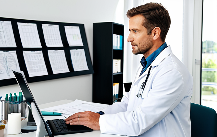 Integrative Medicine Consultation**

"A doctor and patient discussing a holistic treatment plan in a bright, modern office. The doctor is reviewing test results while the patient listens attentively. The consultation includes both conventional medical approaches and alternative therapies like acupuncture and nutrition. Focus on patient well-being and collaborative decision-making. Safe for work, appropriate content, fully clothed, professional, perfect anatomy, natural proportions, modest clothing, doctor in a lab coat, patient in casual but professional attire."

**