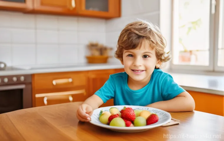 소아 비염과 한방치료 효과 - **Prompt:** A warm, inviting Italian kitchen bathed in soft morning light. A happy, healthy toddler,...